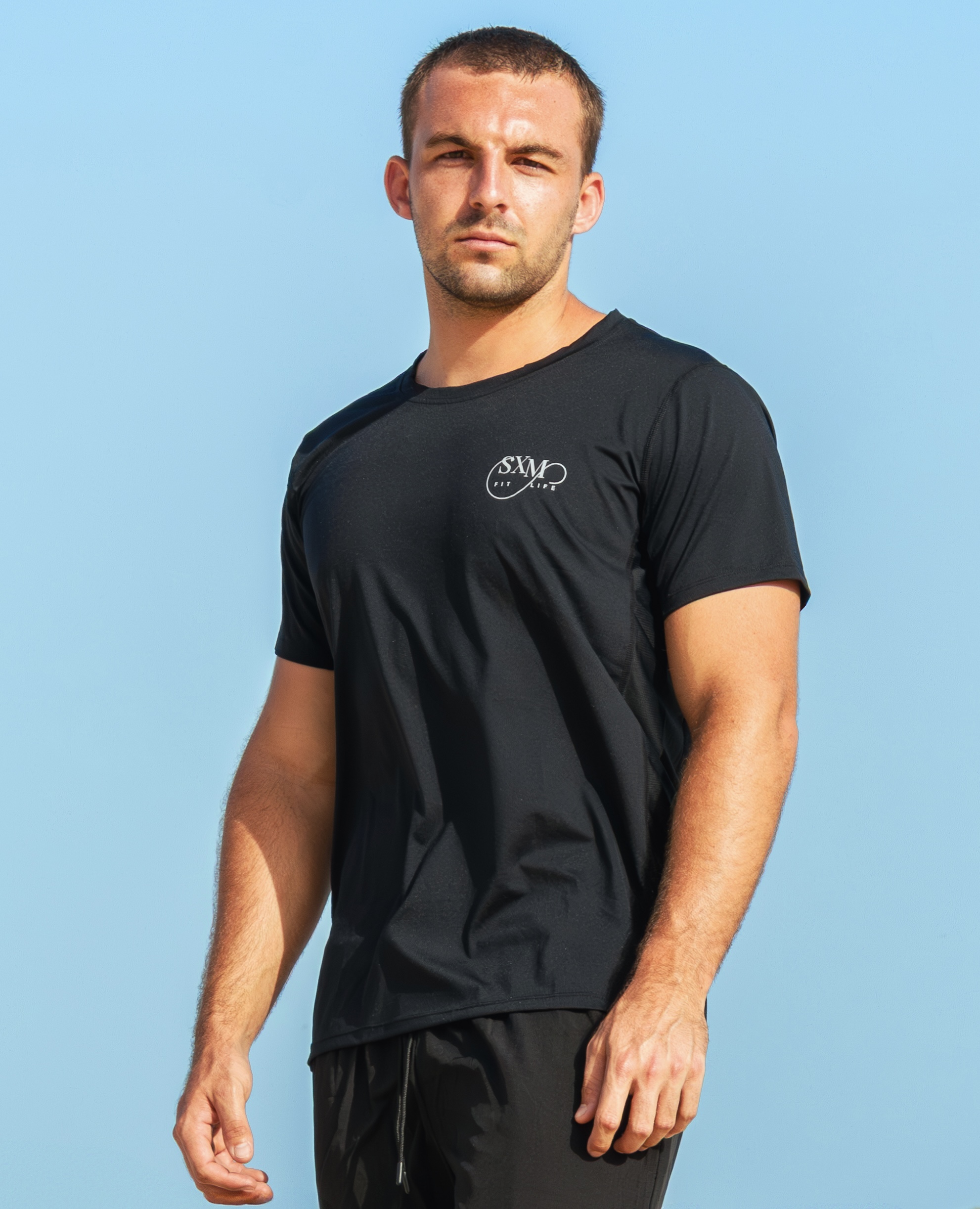 T-shirt BOUNCE Large Noir / Lavande